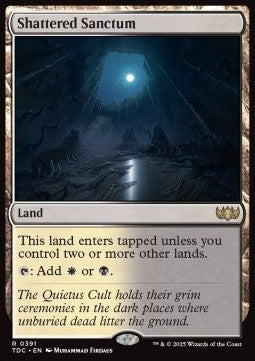 Shattered Sanctum - Commander: Tarkir: Dragonstorm (Rare) [TDC-391]