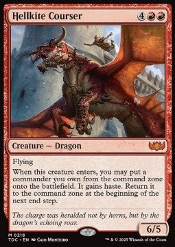 Hellkite Courser - Commander: Tarkir: Dragonstorm (Mythic) [TDC-218]