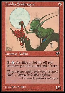 Goblin Soothsayer - Mirage (Uncommon)