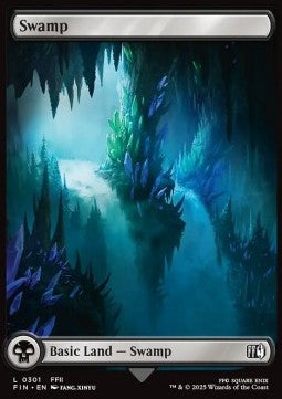 Swamp (V.2) - FINAL FANTASY (Land) [FIN-301]