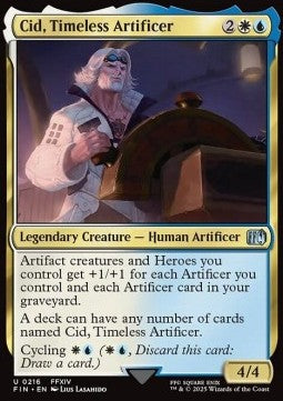 Cid, Timeless Artificer⁣ - Magic: The Gathering - FINAL FANTASY⁣ (Uncommon)⁣ [216]