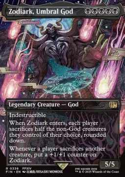 Zodiark, Umbral God (V.1) - Magic: The Gathering - FINAL FANTASY: Extras (Rare) [XFIN-336]