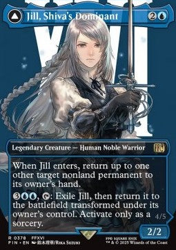 Jill, Shiva's Dominant // Shiva, Warden of Ice (V.1) - Magic: The Gathering - FINAL FANTASY: Extras (Rare) [XFIN-378]