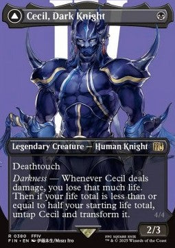 Cecil, Dark Knight // Cecil, Redeemed Paladin (V.1) - FINAL FANTASY: Extras (Rare) [XFIN-380]
