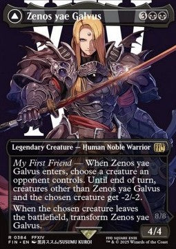 Zenos yae Galvus // Shinryu, Transcendent Rival (V.1) - Magic: The Gathering - FINAL FANTASY: Extras (Rare) [XFIN-384]