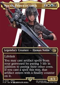 Noctis, Prince of Lucis (V.1) - Magic: The Gathering - FINAL FANTASY: Extras (Rare) [XFIN-401]
