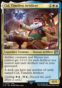 Cid, Timeless Artificer (V.2) - Magic: The Gathering - FINAL FANTASY: Extras (Uncommon) [XFIN-408]