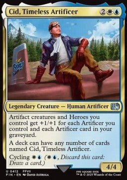 Cid, Timeless Artificer (V.6) - Magic: The Gathering - FINAL FANTASY: Extras (Uncommon) [XFIN-412]