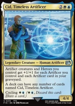 Cid, Timeless Artificer (V.9) - Magic: The Gathering - FINAL FANTASY: Extras (Uncommon) [XFIN-415]