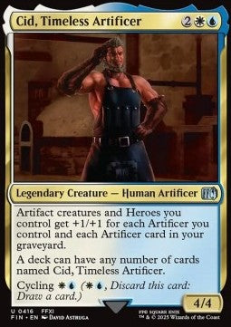 Cid, Timeless Artificer (V.10) - Magic: The Gathering - FINAL FANTASY: Extras (Uncommon) [XFIN-416]