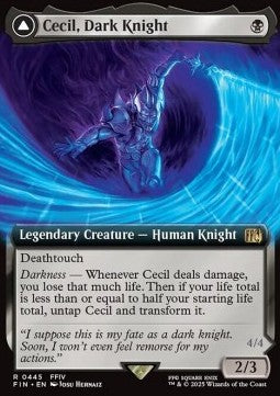 Cecil, Dark Knight // Cecil, Redeemed Paladin (V.2) - FINAL FANTASY: Extras (Rare) [XFIN-445]