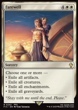 Farewell - Commander: Magic: The Gathering - FINAL FANTASY (Rare) [FIC-242]