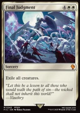 Final Judgment - Commander: Magic: The Gathering - FINAL FANTASY (Mythic) [FIC-243]