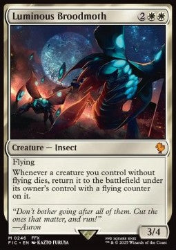 Luminous Broodmoth - Commander: Magic: The Gathering - FINAL FANTASY (Mythic) [FIC-246]