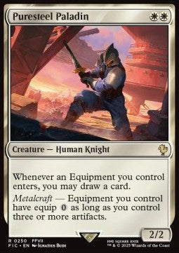 Puresteel Paladin⁣ - Commander: Magic: The Gathering - FINAL FANTASY⁣ (Rare)⁣ [250]