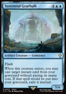 Torrential Gearhulk - Commander: Magic: The Gathering - FINAL FANTASY (Rare) [FIC-272]