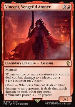 Vincent, Vengeful Atoner - Commander: Magic: The Gathering - FINAL FANTASY (Rare) [FIC-64]
