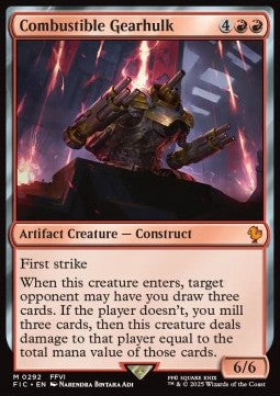 Combustible Gearhulk - Commander: FINAL FANTASY (Mythic) [FIC-292]