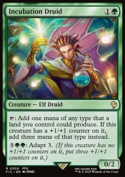 Incubation Druid - Commander: Magic: The Gathering - FINAL FANTASY (Rare) [FIC-309]
