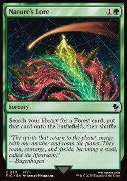 Nature's Lore - Commander: Magic: The Gathering - FINAL FANTASY (Common) [FIC-311]