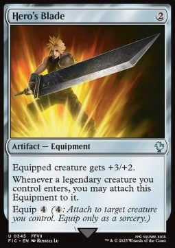 Hero's Blade - Commander: Magic: The Gathering - FINAL FANTASY (Uncommon) [FIC-345]