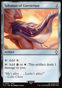 Talisman of Conviction - Commander: FINAL FANTASY (Uncommon) [FIC-363]