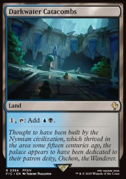 Darkwater Catacombs - Commander: Magic: The Gathering - FINAL FANTASY (Rare) [FIC-384]