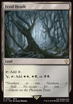 Fetid Heath - Commander: Magic: The Gathering - FINAL FANTASY (Rare) [FIC-391]