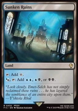 Sunken Ruins⁣ - Commander: Magic: The Gathering - FINAL FANTASY⁣ (Rare)⁣ [430]