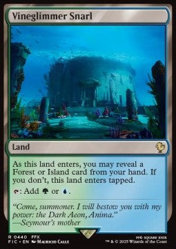 Vineglimmer Snarl - Commander: Magic: The Gathering - FINAL FANTASY (Rare) [FIC-440]