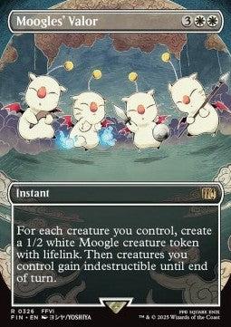 Moogles' Valor - Magic: The Gathering - FINAL FANTASY: Extras (Rare) [XFIN-326]