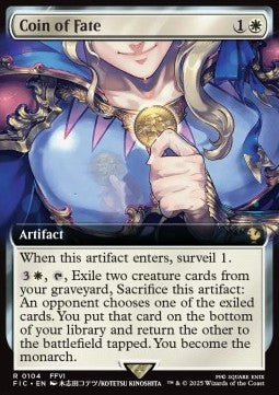 Coin of Fate - Commander: Magic: The Gathering - FINAL FANTASY: Extras (Rare) [XFIC-104]