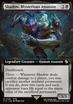 Shadow, Mysterious Assassin - Commander: FINAL FANTASY: Extras (Rare) [XFIC-148]