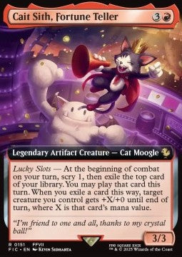 Cait Sith, Fortune Teller - Commander: Magic: The Gathering - FINAL FANTASY: Extras (Rare) [XFIC-151]