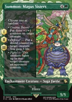 Summon: Magus Sisters - Commander: FINAL FANTASY: Extras (Rare) [XFIC-200]