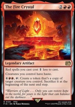 The Fire Crystal - Magic: The Gathering - FINAL FANTASY (Rare) [FIN-135]