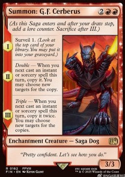Summon: G.F. Cerberus - Magic: The Gathering - FINAL FANTASY (Rare) [FIN-162]