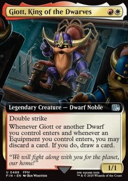 Giott, King of the Dwarves - FINAL FANTASY: Extras (Uncommon) [XFIN-488]