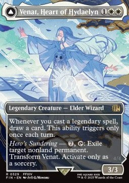 Venat, Heart of Hydaelyn // Hydaelyn, the Mothercrystal (V.1) - Magic: The Gathering - FINAL FANTASY: Extras (Rare) [XFIN-329]