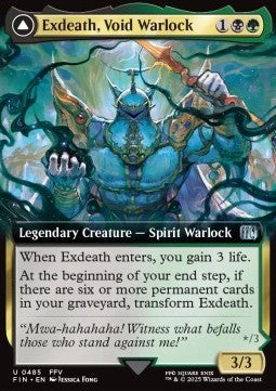 Exdeath, Void Warlock // Neo Exdeath, Dimension's End - FINAL FANTASY: Extras (Uncommon) [XFIN-485]