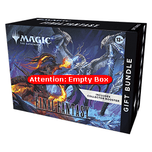 Magic: The Gathering - FINAL FANTASY: Empty "Fat Pack Bundle: Gift Edition" Box - FINAL FANTASY