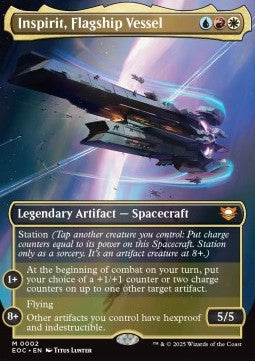 Inspirit, Flagship Vessel - Commander: Edge of Eternities (Mythic) [EOC-2]