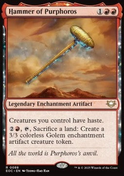 Hammer of Purphoros - Commander: Edge of Eternities (Rare) [EOC-88]