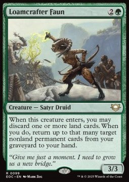Loamcrafter Faun - Commander: Edge of Eternities (Rare) [EOC-99]