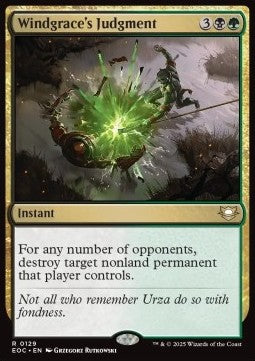 Windgrace's Judgment - Commander: Edge of Eternities (Rare) [EOC-129]