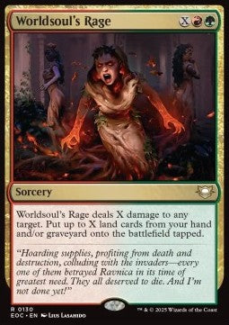 Worldsoul's Rage - Commander: Edge of Eternities (Rare) [EOC-130]