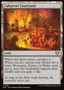 Cabaretti Courtyard - Commander: Edge of Eternities (Common) [EOC-151]