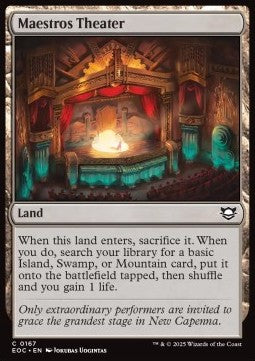 Maestros Theater - Commander: Edge of Eternities (Common) [EOC-167]