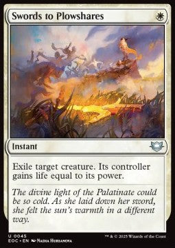 Swords to Plowshares - Commander: Edge of Eternities (Uncommon) [EOC-45]