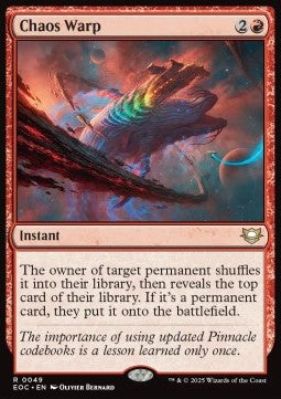 Chaos Warp - Commander: Edge of Eternities (Rare) [EOC-49]